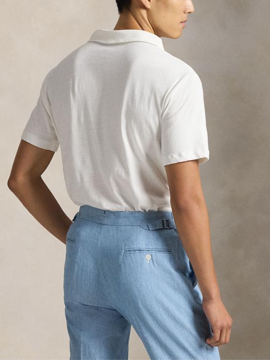 26SS 랄프 로렌 폴로 티셔츠 710B23302 002 WHITE - RALPH LAUREN