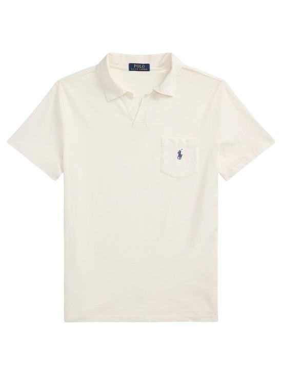 26SS 랄프 로렌 폴로 티셔츠 710B23302 002 WHITE