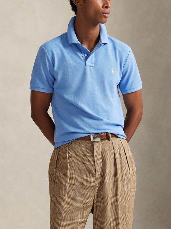 26SS 랄프 로렌 폴로 티셔츠 710680784 461 Clear Blue - RALPH LAUREN