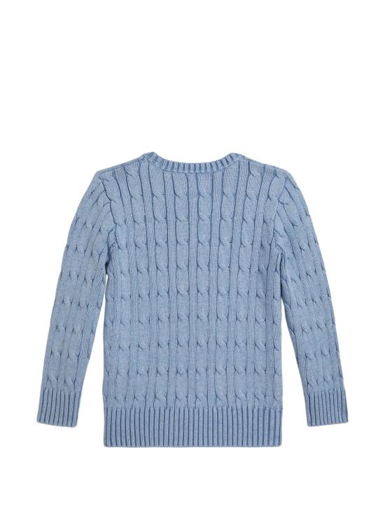 26SS [키즈] 랄프 로렌 캐시미어 니트 322702674 511 Blue - RALPH LAUREN