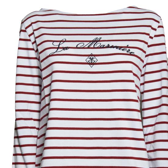 26SS 씨페러 긴팔 티셔츠 SWT0018TJF0014000 9503 Bianco rosso - THE SEAFARER