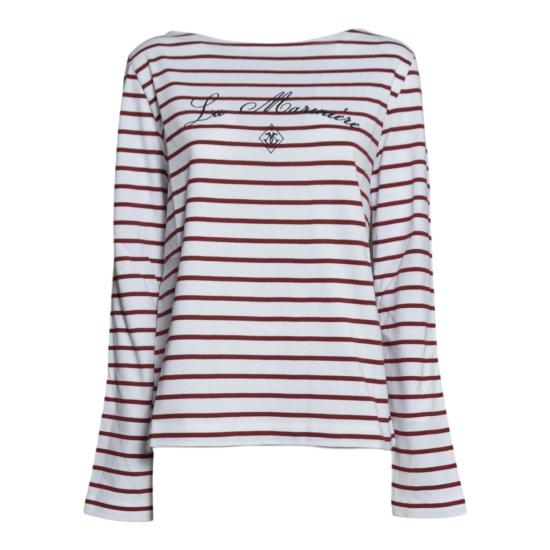 26SS 씨페러 긴팔 티셔츠 SWT0018TJF0014000 9503 Bianco rosso