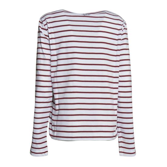 26SS 씨페러 긴팔 티셔츠 SWT0018TJF0014000 9503 Bianco rosso - THE SEAFARER