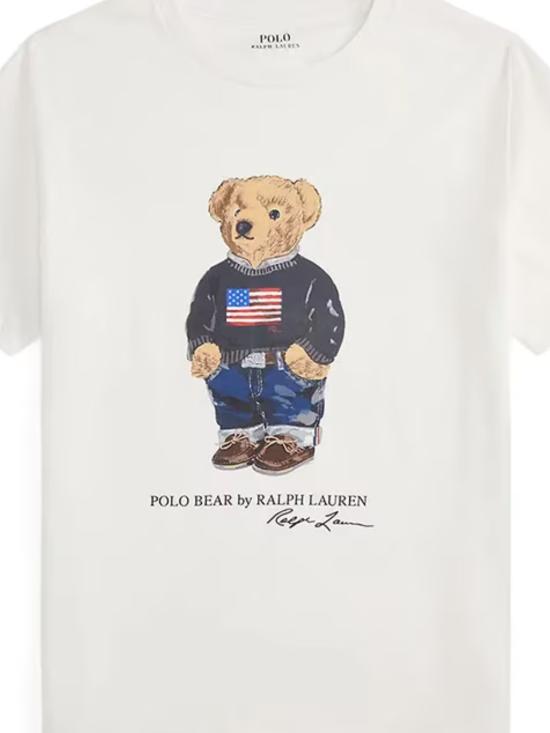 26SS [키즈] 랄프 로렌 티셔츠 323P00508 001 WHITE - RALPH LAUREN