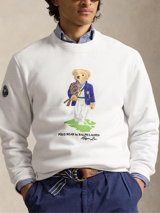 26SS 랄프 로렌 긴팔 티셔츠 710B16075 001 WHITE - RALPH LAUREN