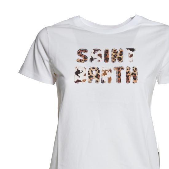 26SS [키즈] 세인트바쓰 티셔츠 ELLY001 00298L01NANIMALIER Bianco animalier - MC2 SAINT BARTH