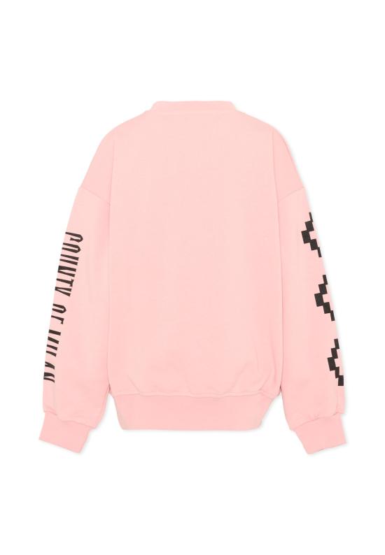 25FW [키즈] 컨트리 오브 밀란 티셔츠 F5CMJGSW093 BW008 PINK - COUNTY OF MILAN