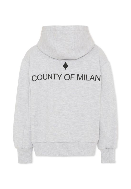 25FW [키즈] 컨트리 오브 밀란 티셔츠 F5CMJBZH001 101 GREY - COUNTY OF MILAN