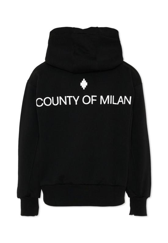 25FW [키즈] 컨트리 오브 밀란 티셔츠 F5CMJBZH001 110 BLACK - COUNTY OF MILAN