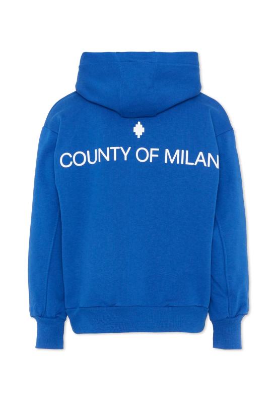 25FW [키즈] 컨트리 오브 밀란 티셔츠 F5CMJBZH001 130 BLUE - COUNTY OF MILAN