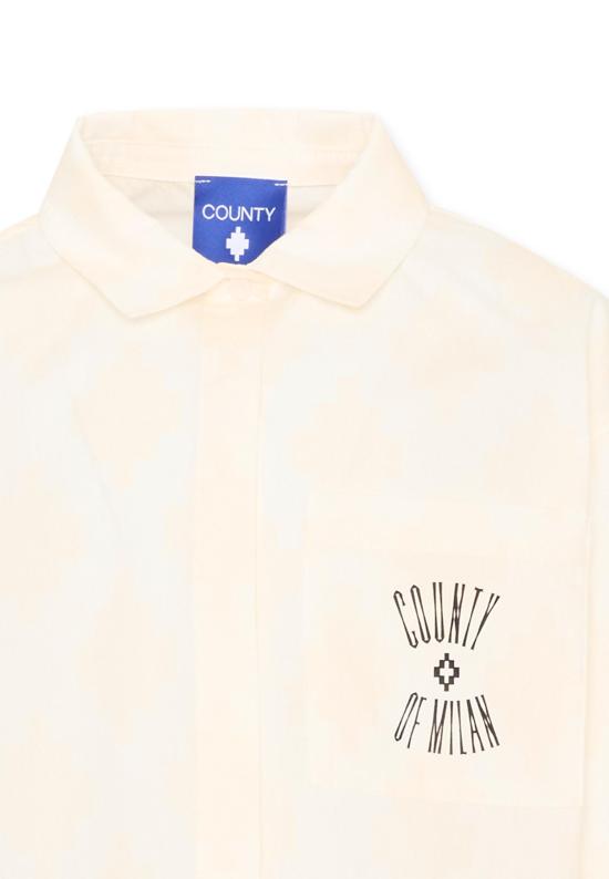 25FW [키즈] 컨트리 오브 밀란 셔츠 F5CMJGSI017 002 IVORY - COUNTY OF MILAN