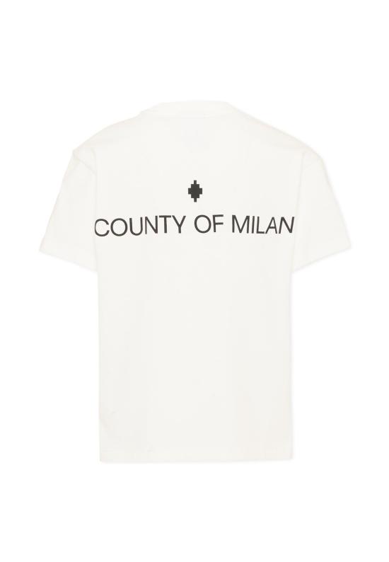 25FW [키즈] 컨트리 오브 밀란 티셔츠 F5CMJBTH004 002 IVORY - COUNTY OF MILAN
