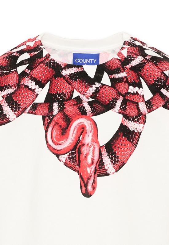 25FW [키즈] 컨트리 오브 밀란 티셔츠 F5CMJBTH040 002 IVORY - COUNTY OF MILAN
