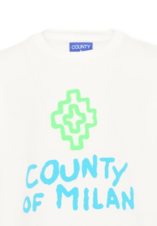 25FW [키즈] 컨트리 오브 밀란 티셔츠 F5CMJBTH069 002 IVORY - COUNTY OF MILAN
