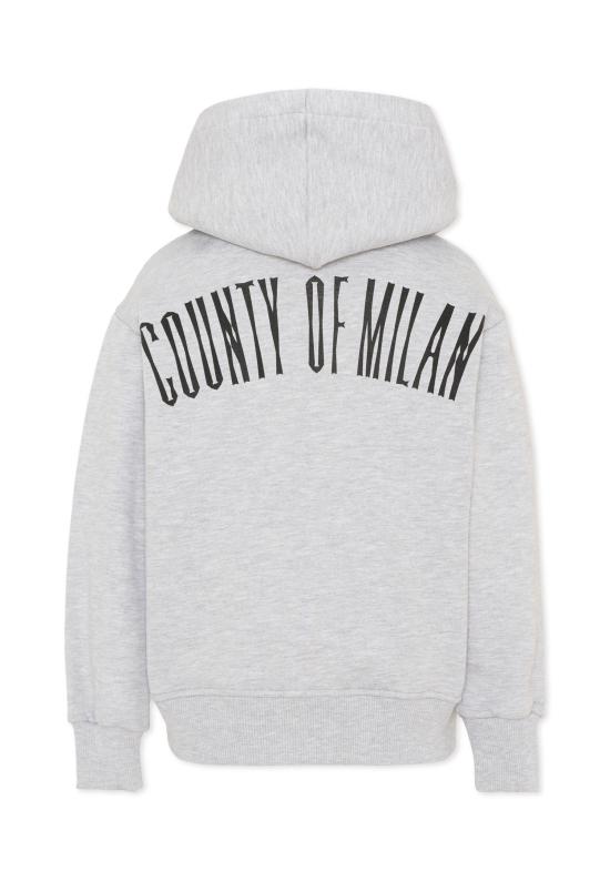 25FW [키즈] 컨트리 오브 밀란 티셔츠 F5CMJBHS056 101 GREY - COUNTY OF MILAN