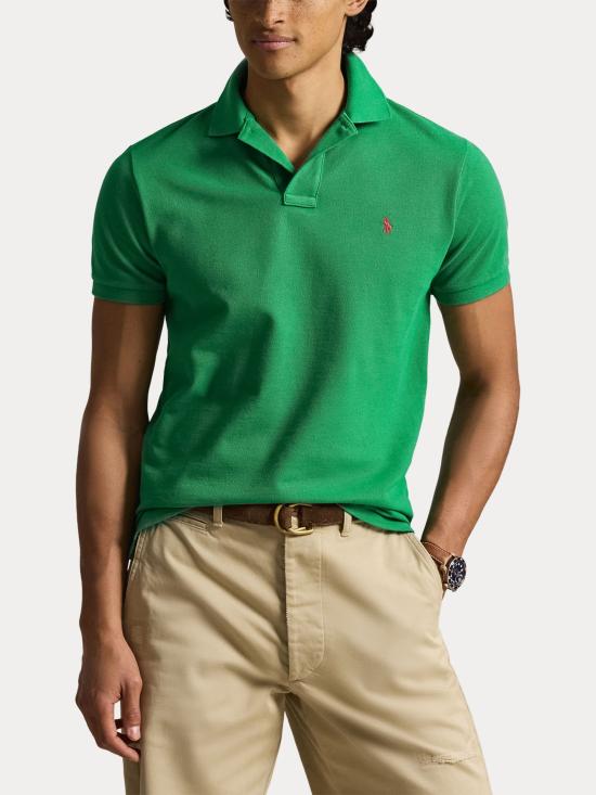 26SS 랄프 로렌 폴로 티셔츠 710680784 523 Green - RALPH LAUREN