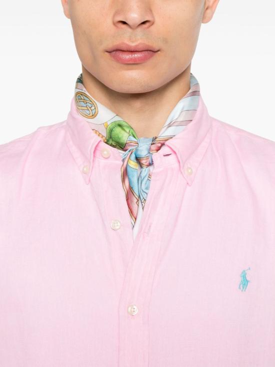 26SS 랄프 로렌 긴팔 셔츠 710968915 002 Pink - RALPH LAUREN