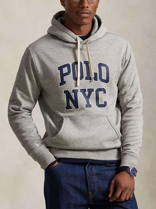 26SS 랄프 로렌 후드 티셔츠 710A13245 003 Grey - RALPH LAUREN