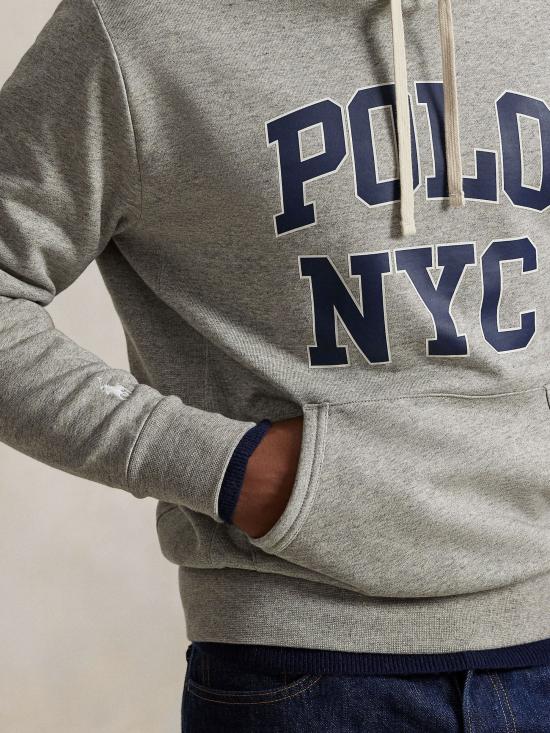26SS 랄프 로렌 후드 티셔츠 710A13245 003 Grey - RALPH LAUREN