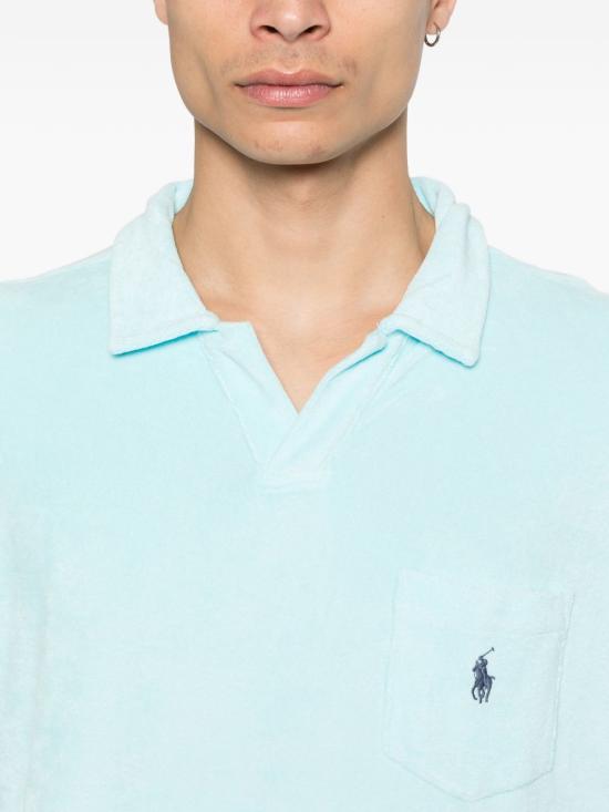 26SS 랄프 로렌 폴로 티셔츠 710A12491 004 Clear Blue - RALPH LAUREN