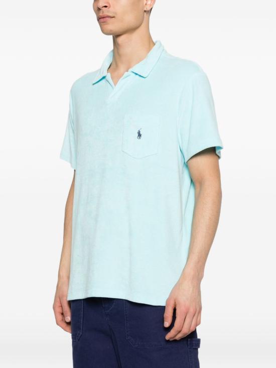 26SS 랄프 로렌 폴로 티셔츠 710A12491 004 Clear Blue - RALPH LAUREN