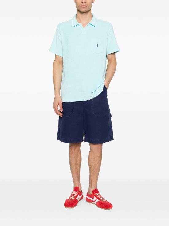 26SS 랄프 로렌 폴로 티셔츠 710A12491 004 Clear Blue - RALPH LAUREN