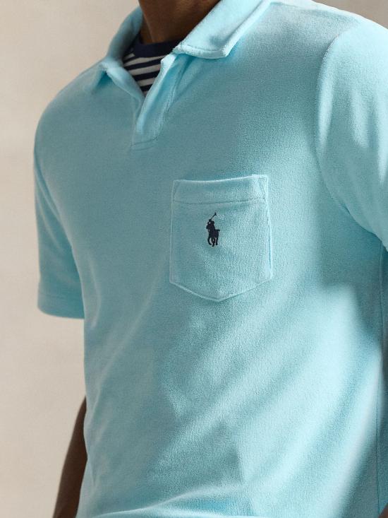 26SS 랄프 로렌 폴로 티셔츠 710A12491 004 Clear Blue - RALPH LAUREN