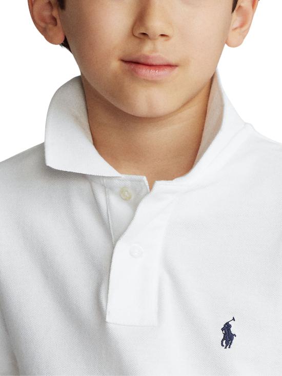 26SS [키즈] 랄프 로렌 폴로 셔츠 323603252 004 WHITE - RALPH LAUREN