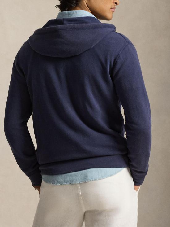 26SS 랄프 로렌 후드 티셔츠 710A12480 001 Blue - RALPH LAUREN