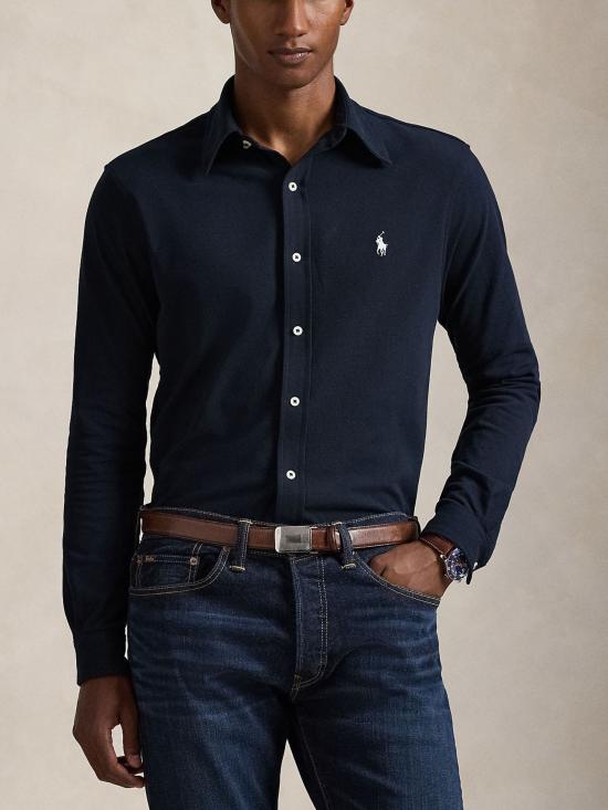 26SS 랄프 로렌 긴팔 셔츠 710654408 016 Blue - RALPH LAUREN