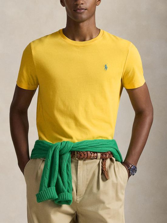 26SS 랄프 로렌 반팔 티셔츠 710671438 512 YELLOW - RALPH LAUREN
