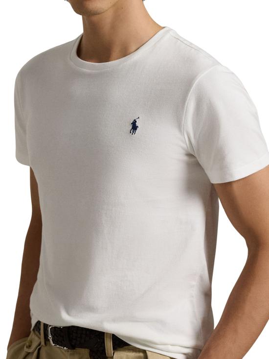 26SS 랄프 로렌 반팔 티셔츠 710680785 003 WHITE - RALPH LAUREN