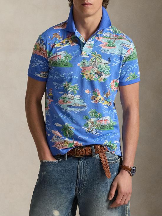 26SS 랄프 로렌 폴로 티셔츠 710B14509 001 NAVY - RALPH LAUREN