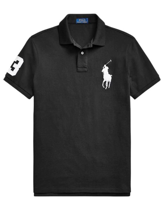 26SS 랄프 로렌 폴로 티셔츠 710688969 001 Black