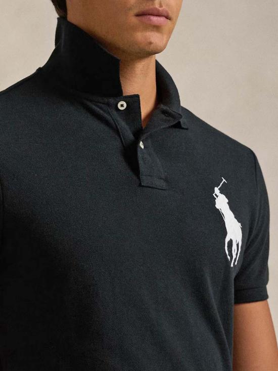 26SS 랄프 로렌 폴로 티셔츠 710688969 001 Black - RALPH LAUREN