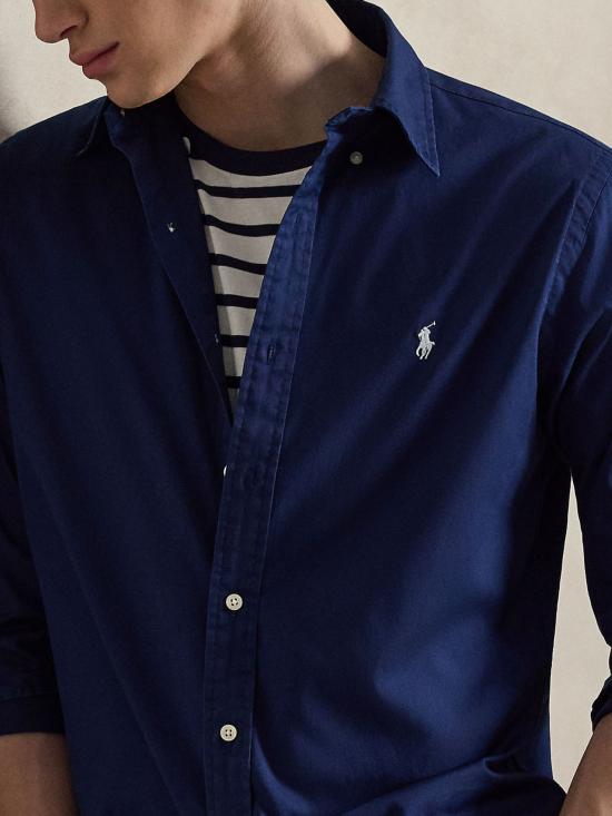 26SS 랄프 로렌 긴팔 셔츠 710B20512 006 NAVY - RALPH LAUREN