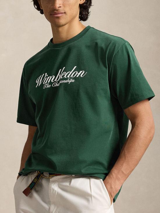 26SS 랄프 로렌 반팔 티셔츠 710B16059 001 GREEN - RALPH LAUREN