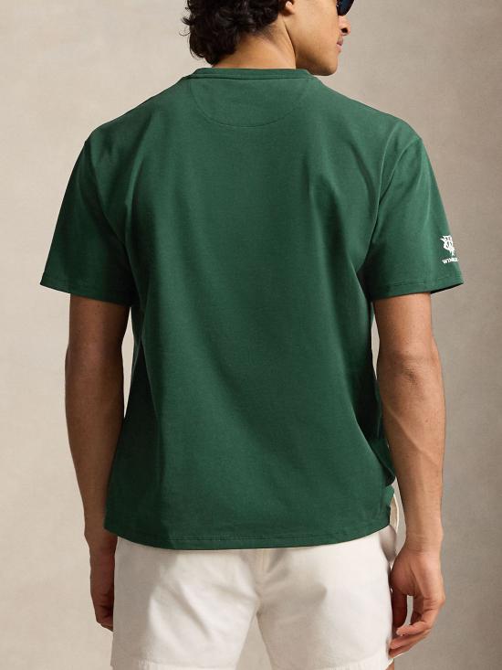 26SS 랄프 로렌 반팔 티셔츠 710B16059 001 GREEN - RALPH LAUREN