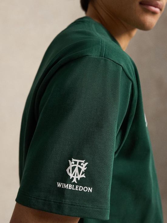 26SS 랄프 로렌 반팔 티셔츠 710B16059 001 GREEN - RALPH LAUREN