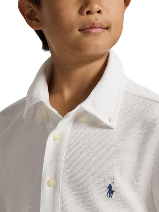 26SS [키즈] 랄프 로렌 셔츠 323914506 002 White - RALPH LAUREN