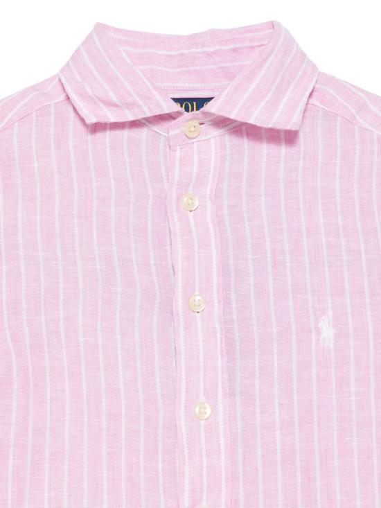 26SS [키즈] 랄프 로렌 셔츠 323A13343 001 PINK - RALPH LAUREN
