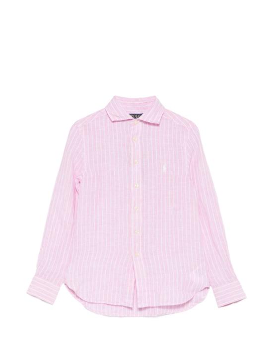 26SS [키즈] 랄프 로렌 셔츠 323A13343 001 PINK - RALPH LAUREN