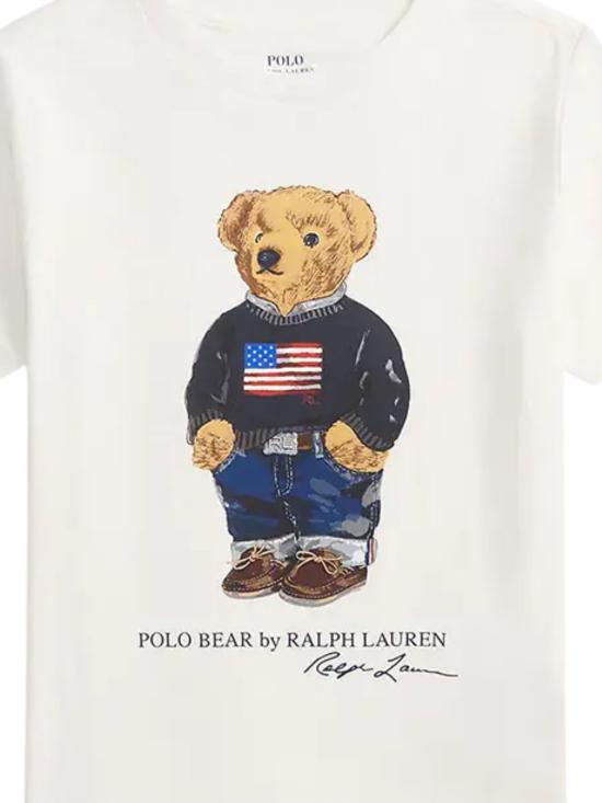 26SS [키즈] 랄프 로렌 티셔츠 322P00508 001 WHITE - RALPH LAUREN