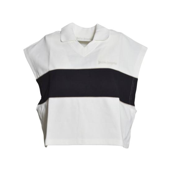 26SS 팜앤젤스 폴로 티셔츠 PWGB017S26FAB001 0310 Bianco nero