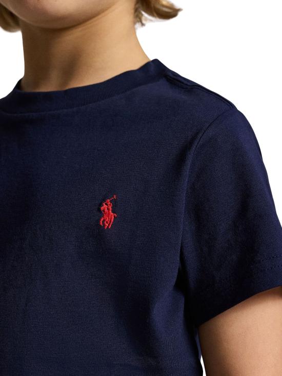 26SS [키즈] 랄프 로렌 티셔츠 322832904 037 NAVY - RALPH LAUREN