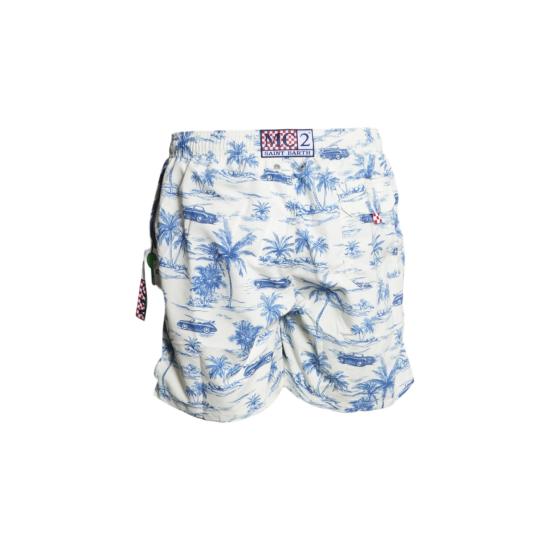 26SS 세인트바쓰 스윔팬츠 GUS0001 01078L1061 Bianco blu - MC2 SAINT BARTH