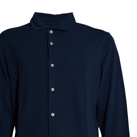26SS 세인트바쓰 긴팔 셔츠 AMF0001 00120L61 Blu navy - MC2 SAINT BARTH