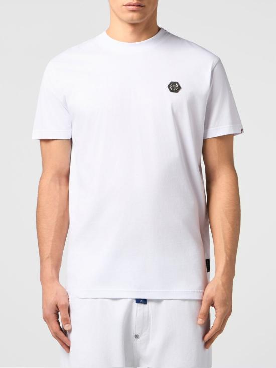 26SS 필립 플레인 반팔 티셔츠 SAFCMTK8843PJY002N 01 White