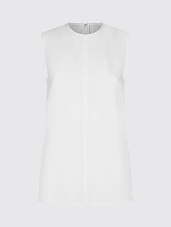 26SS 토템 민소매 티셔츠 252WRT0508FB019 188 White - TOTEME