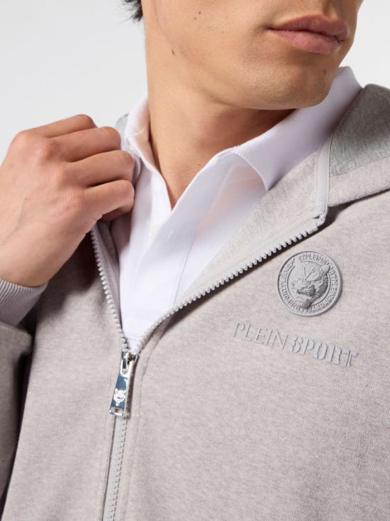 26SS 플레인스포츠 후드 티셔츠 FAECMJB3754SJY001N 71 Grey - PLEIN SPORT